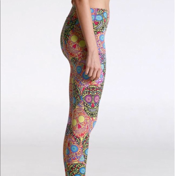 DonaJo Esqueleto Sugar Skull Leggings Size 1 (S/M) - Picture 2 of 12